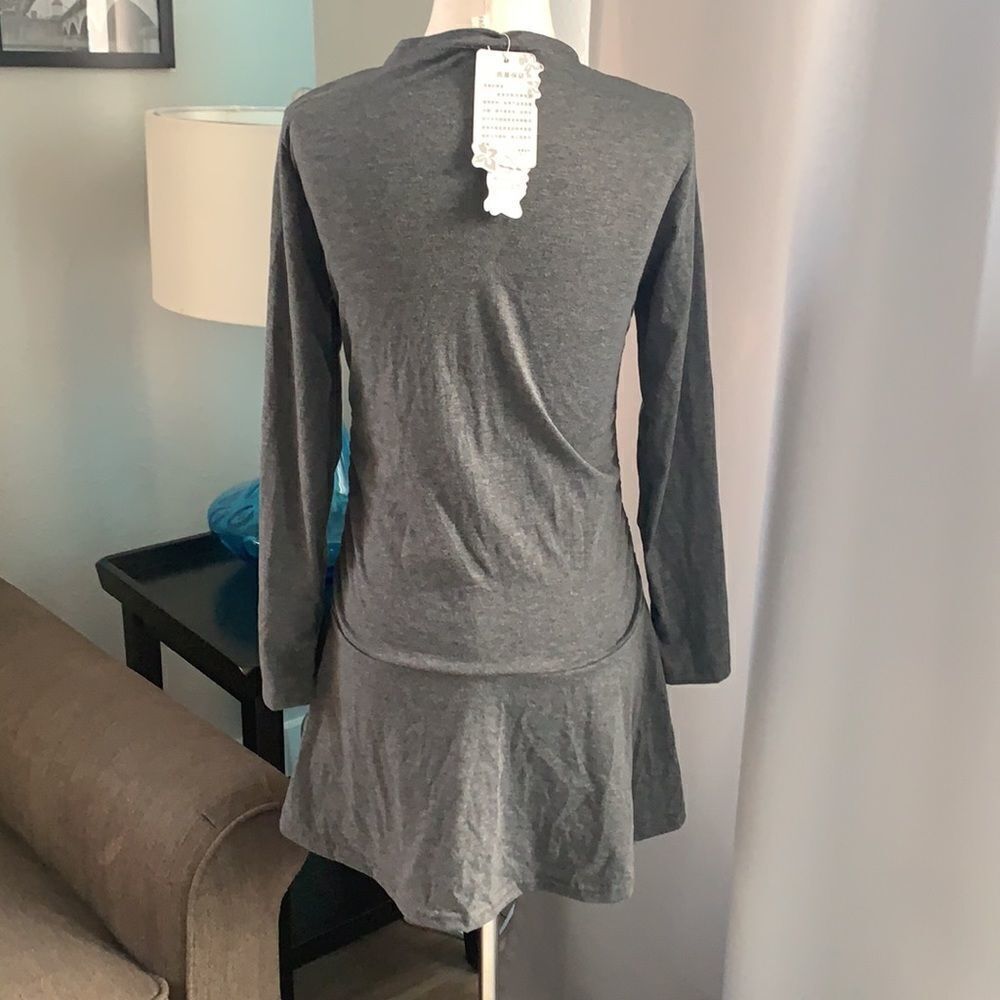 Long sleeve tee shirt dress sz sm - Picture 4 of 9